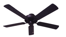  20127 - 52" Black Patio Fan w/ ABS Matte Black Blades